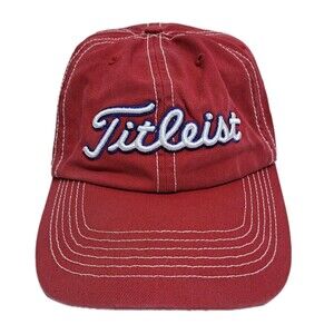 Titleist Hat Cap Red Philadelphia Phillies MLB Baseball Golf Mens Strapback